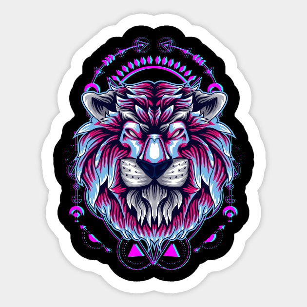 lion king art Sticker by SHINIGAMII